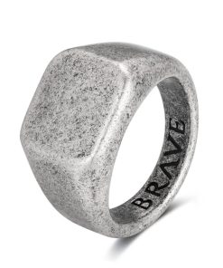 Uomo BRAVE Jewelry | Anello Uomo Brave "Roccia"