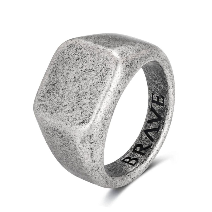 Uomo BRAVE Jewelry | Anello Uomo Brave "Roccia"