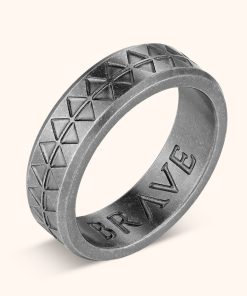 Uomo BRAVE Jewelry | Anello Uomo Brave "Tribale"