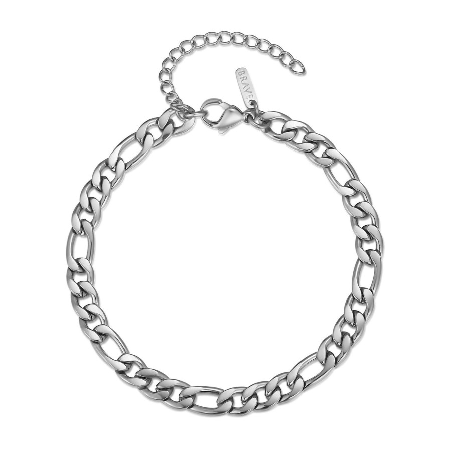 Uomo BRAVE Jewelry | Bracciale Uomo Brave "Titanium"