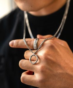 Uomo BRAVE Jewelry | Collana Uomo Brave "Anellato"