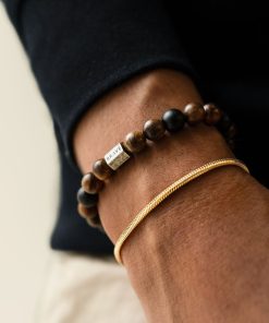 Uomo BRAVE Jewelry | Bracciale Uomo Brave "Wood"