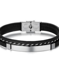 Uomo BRAVE Jewelry | Bracciale Uomo Brave "Lord" ~Testo Personalizzabile