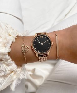 Orologi Chiara Jewels Watches | Orologio "Cavalier" ~Roseblack