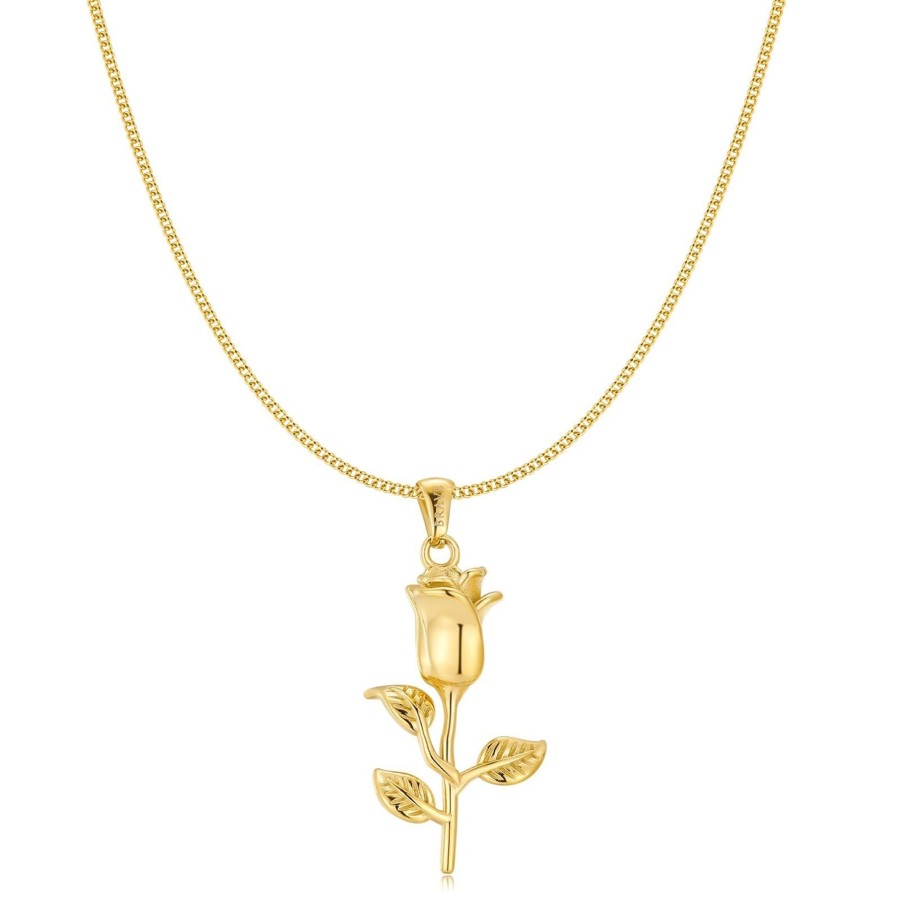 Uomo BRAVE Jewelry | Collana Uomo Brave "Roz" Oro Placcato 18K