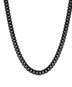 Uomo BRAVE Jewelry | Collana Uomo Brave "Cubana" Nero